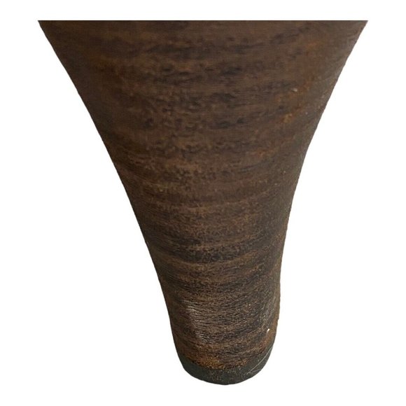 Ecco Womens Brown Leather Peep Toe Heel Pumps Comfort EU 39 Comfort Shoe - Picture 7 of 12